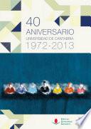 40 aniversario de la Universidad de Cantabria