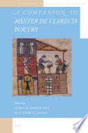 A Companion to Mester de Clerecía Poetry