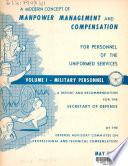 A Modern Concept of Manpower Management and Compensation for Personnel of the Uniformed Services