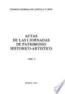 Actas de las I Jornadas de Patrimonio Histórico-Artístico