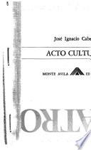 Acto cultural