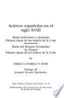 Actrices españolas en el siglo XVIII