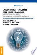 Administración En Una Página