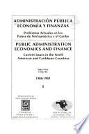 Administración pública, economía y finanzas