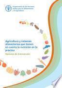 Agricultura y sistemas alimentarios que tienen en cuenta la nutrición en la práctica