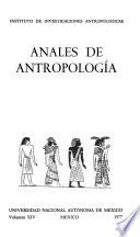 Anales de antropologia