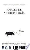 Anales de antropologia