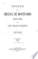 Anales de la defensa de Montevideo