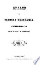 Anales de primera enseñanza