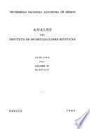 Anales del Instituto de Investigaciones Estéticas