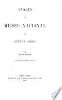 Anales del Museo Nacional de Buenos Aires