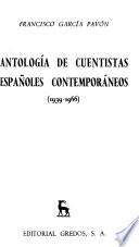 Antología de cuentistas españoles contemporáneos, 1939-1966