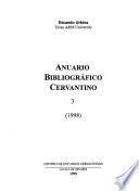 Anuario bibliográfico Cervantino
