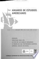 Anuario de estudios americanos