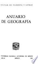 Anuario de geografiʹa