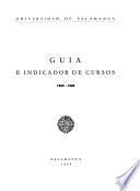Anuario e indicador de cursos