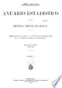 Anuario estadistico de la Republica oriental del Uruguay