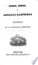 Arancel general de aduanas marítimas y fronterizas de la República mejicana