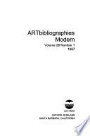 Artbibliographies Modern