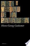 Arte y verdad de la palabra
