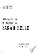Aspectos de la poesía de Sarah Bollo
