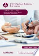 Auditoría de las áreas de la empresa. ADGD0108
