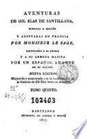 Aventuras de Gil Blas de Santillana
