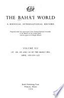 Baháʼí Year Book