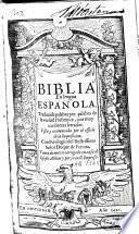 Biblia en lengua española