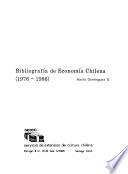 Bibliografía de economía chilena, (1976-1986)