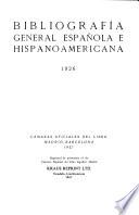 Bibliografía general española e hispanoamericana