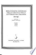 Bibliografia generale della lingua e della letteratura italiana