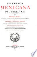 Bibliografía mexicana del siglo XVI