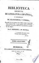 Biblioteca selecta de literatura española