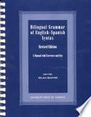 Bilingual Grammar of English-Spanish Syntax
