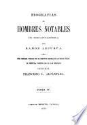 Biografias de hombres notables de Hispanoamérica