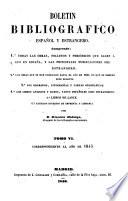 Boletín bibliográfico español y estranjero