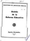 Boletín de la reforma educativa
