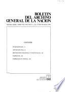 Boletín del Archivo General de la Nación