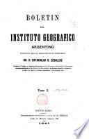 Boletín del Instituto Geográfico Argentino