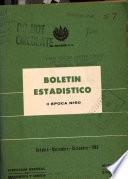 Boletín estadístico