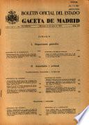 Boletín oficial del estado: Gaceta de Madrid