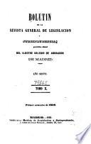 Boletín semanal de la Revista general de legislación y jurisprudencia