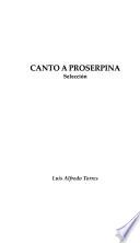 Canto a Proserpina
