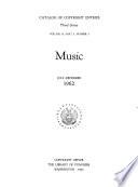 Catalog of Copyright Entries, Third Series