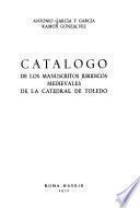 Catálogo de los manuscritos jurídicos medievales de la Catedral de Toledo