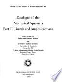Catalogue of the Neotropical Squamata: Lizards and Amphisbaenians
