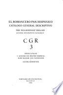 CGR, Catálogo general del romancero