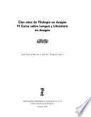 Cien años de filología en Aragón
