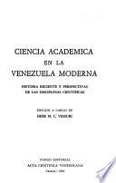 Ciencia académica en la Venezuela moderna